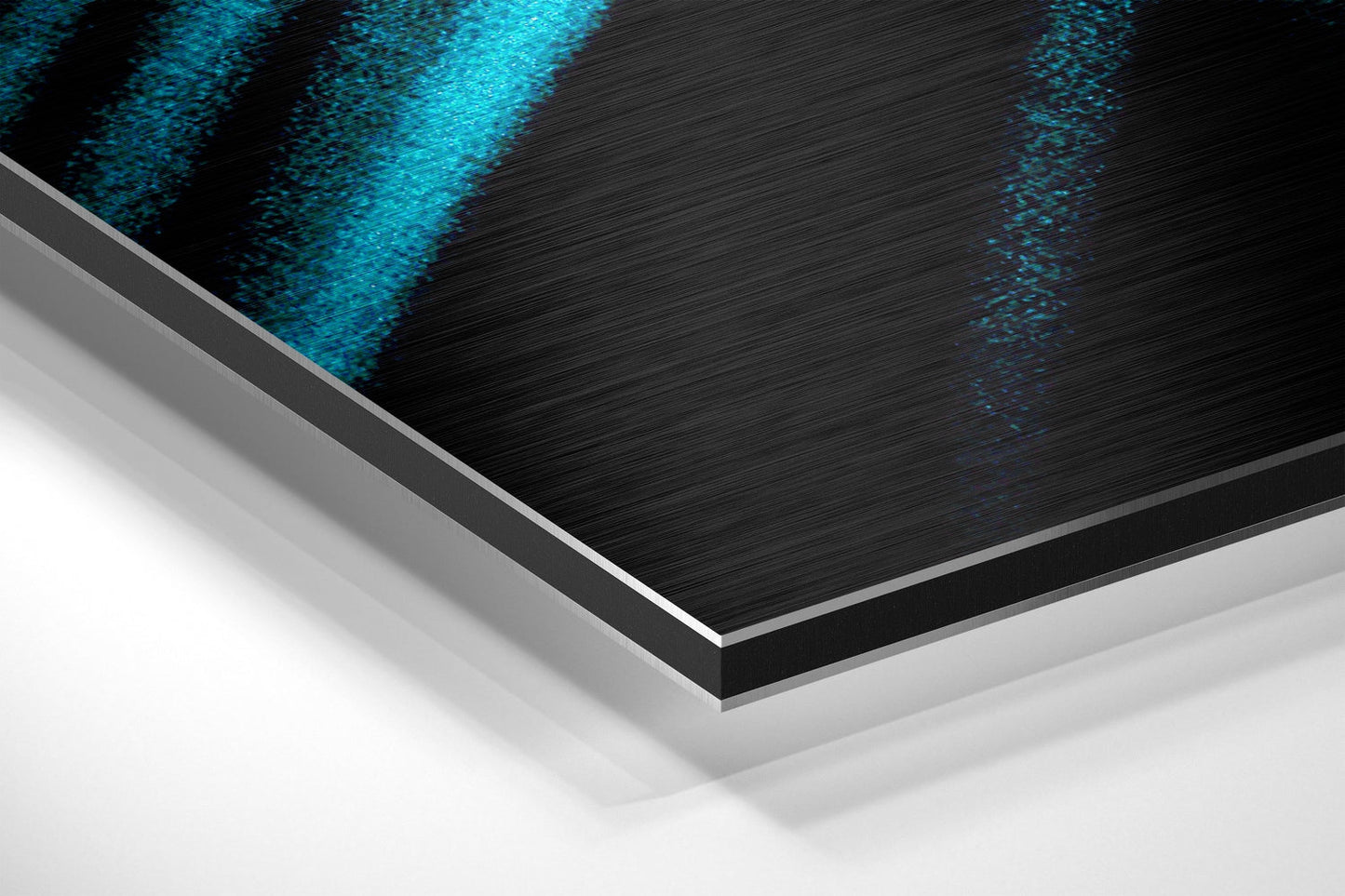 Brushstroke Brushed Aluminium Dibond Wall Art