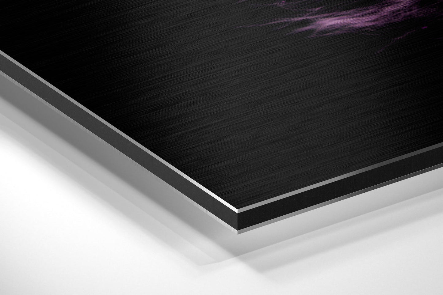 Feather Brushed Aluminium Dibond Wall Art