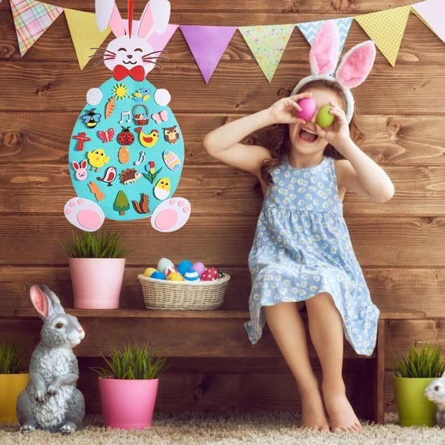 Easter DIY Felt Decoration for Kids
