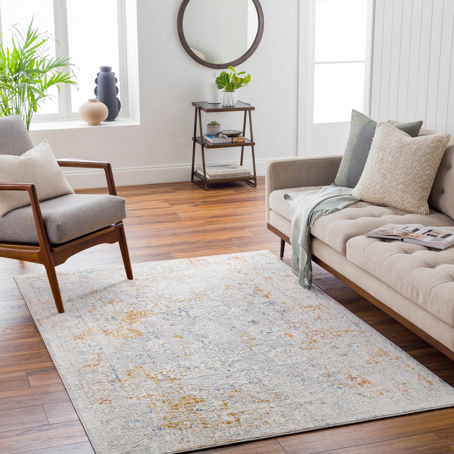 Burkittsville Textured Luxe Area Rug-1