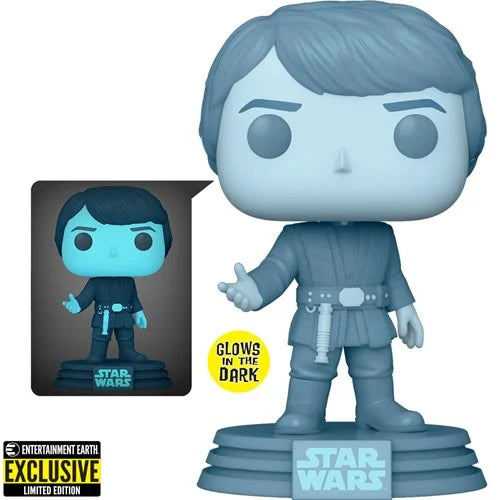 Funko POP! Star Wars: Holographic Luke Skywalker - EE Exclusive