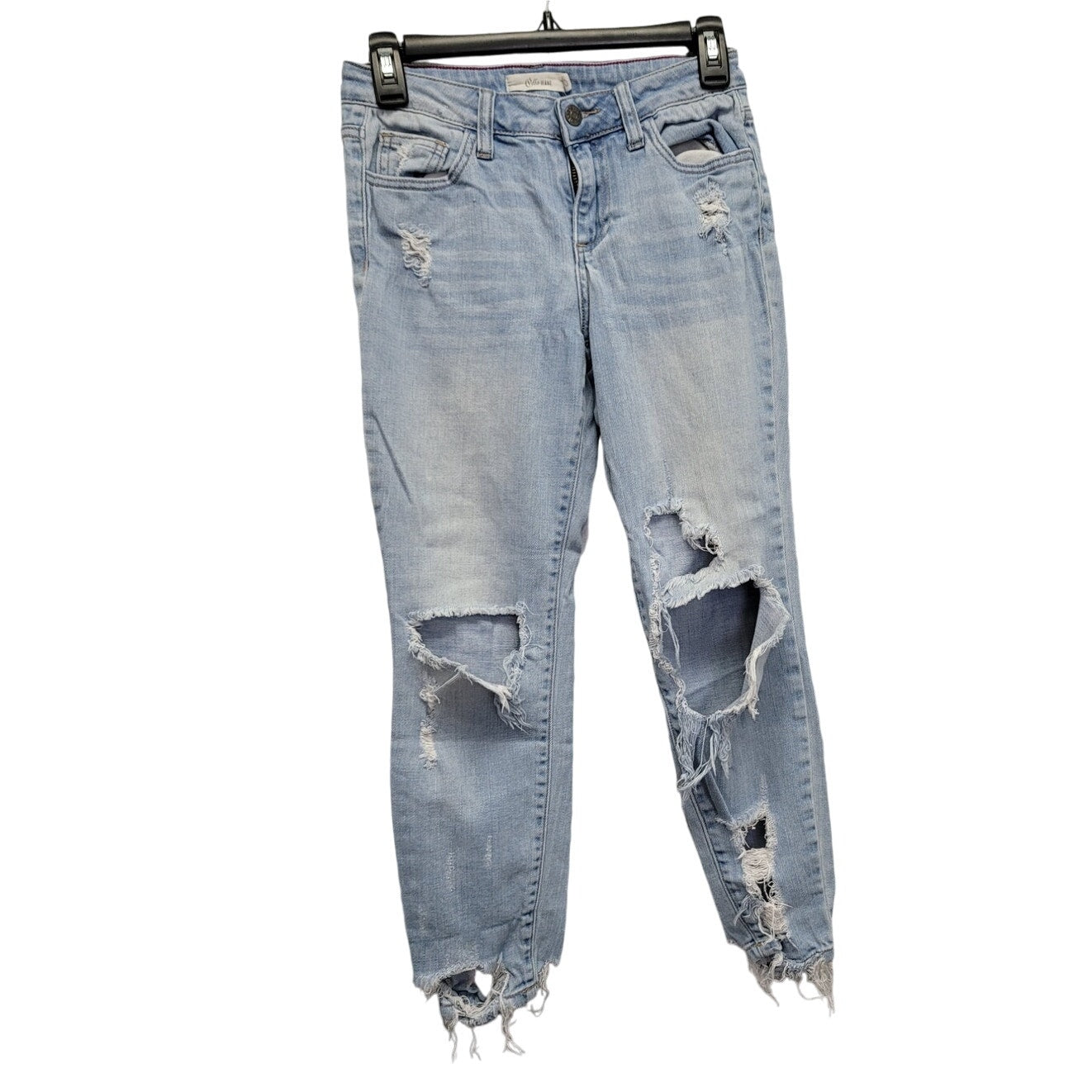 Cello Jeans Womens Size 0 Factory Distressed Factory Faded Denim Jeans