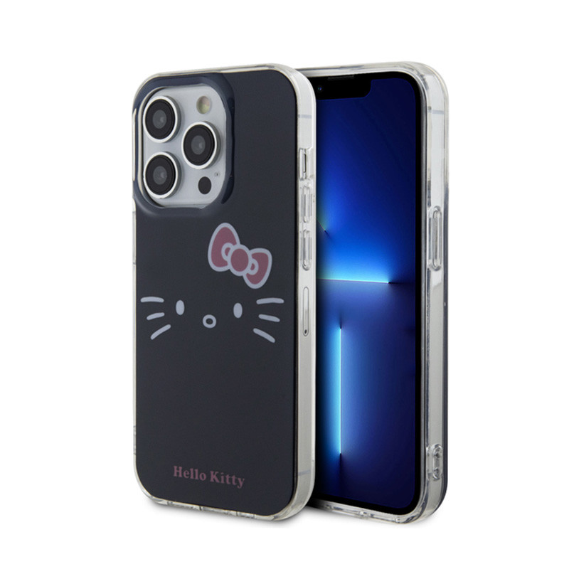 Zadní Kryt Hello Kitty pro Amazon iPhone 14 Pro Max černá Hello Kitty (HKHCP14XHKHLK)-0