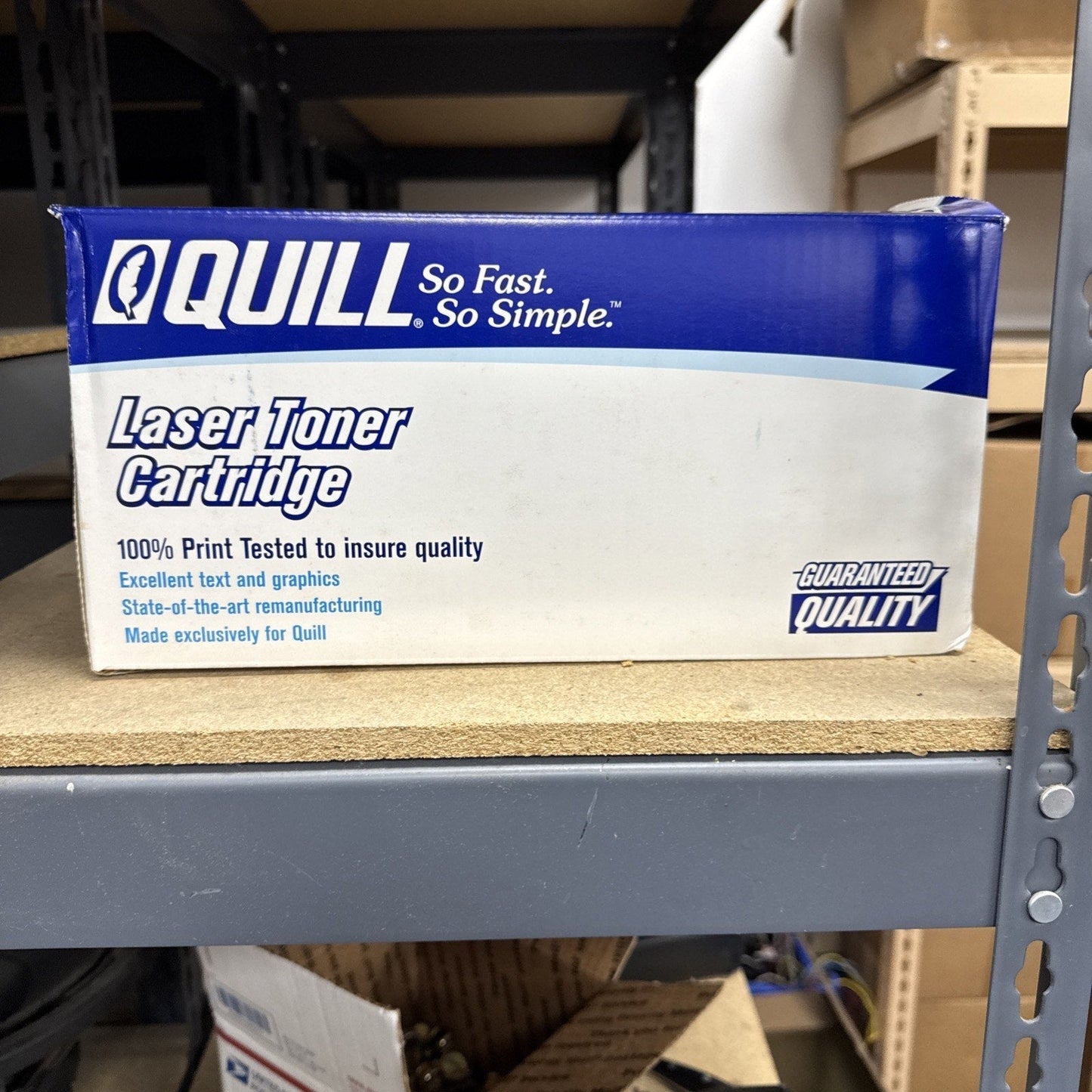QUILL 71804 Replac. BROTHER TN-540 TN540 BLACK TONER CARTRIDGE New Sealed