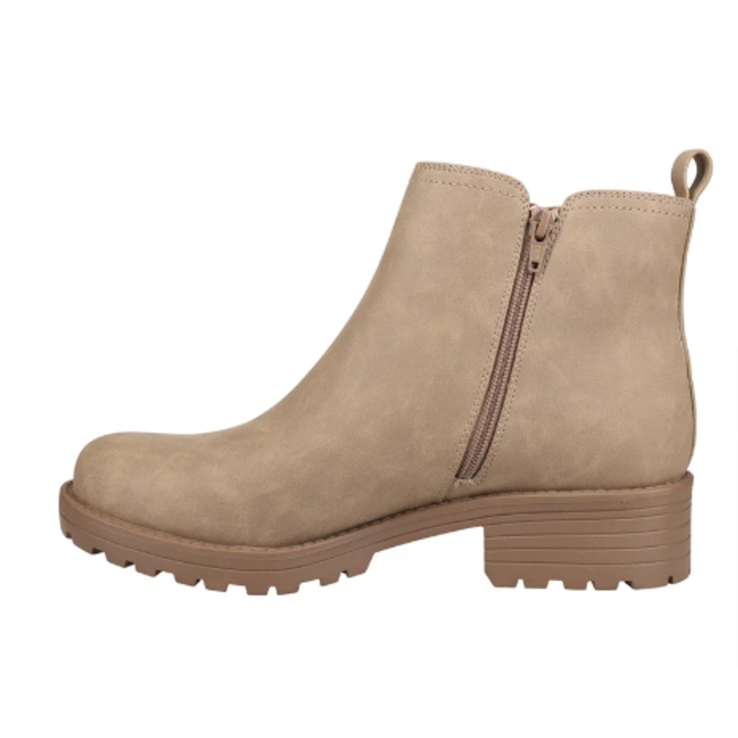 New Buffalo Womens Size 9 Brown Water Repellant Faux Leather Anna Boots w Flaw