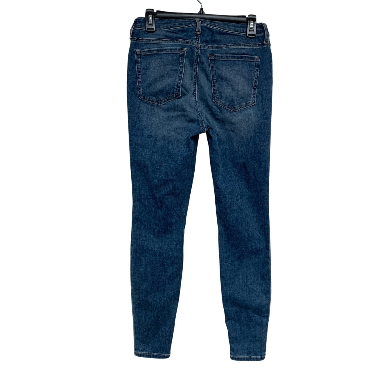 Amazon Essentials Womens Size 8 Long Mid Rise Stretchy Skinny Denim Blue Jeans
