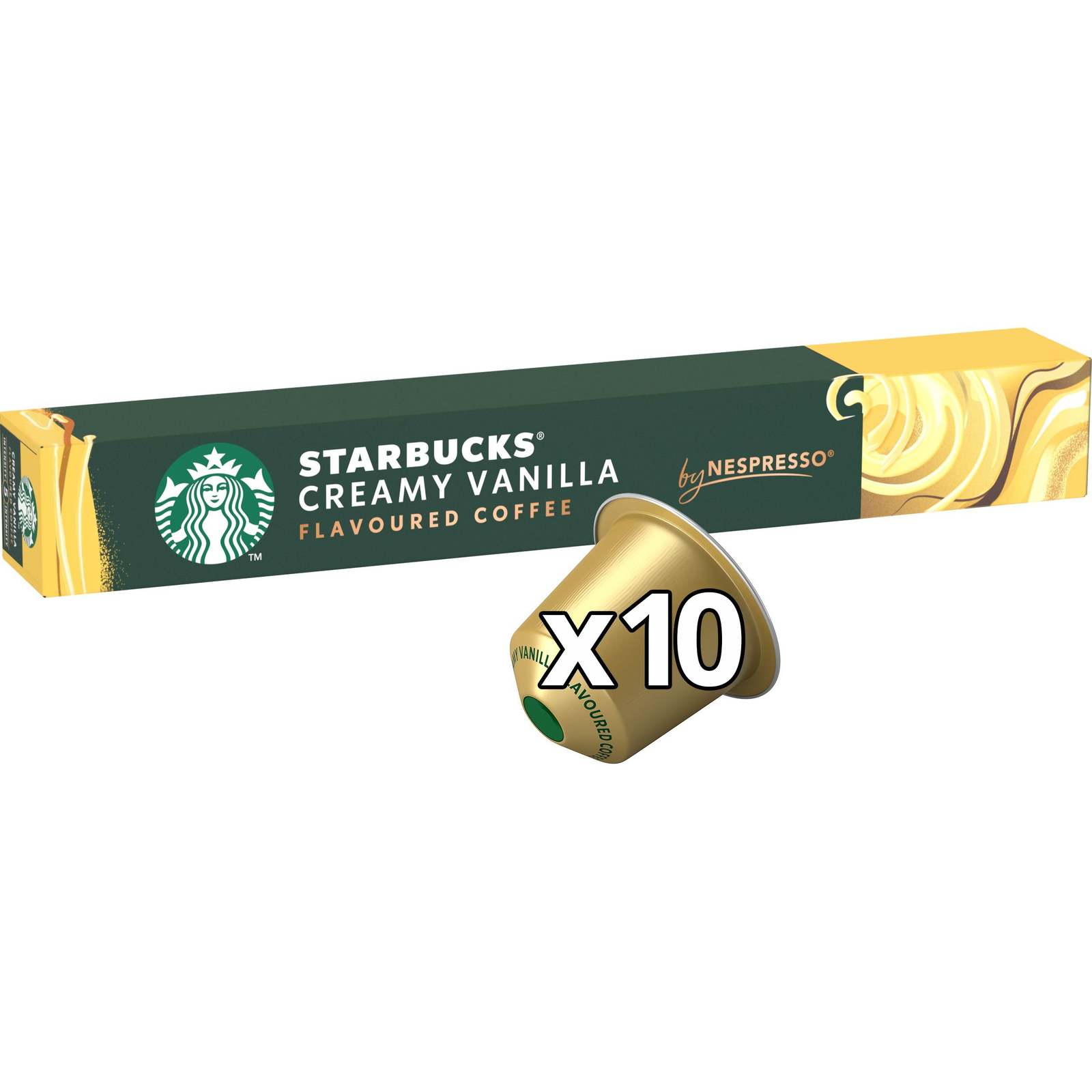 STARBUCKS® Creamy Vanilla by NESPRESSO®, Blonde Roast, 10 kapszula (6221393)-0