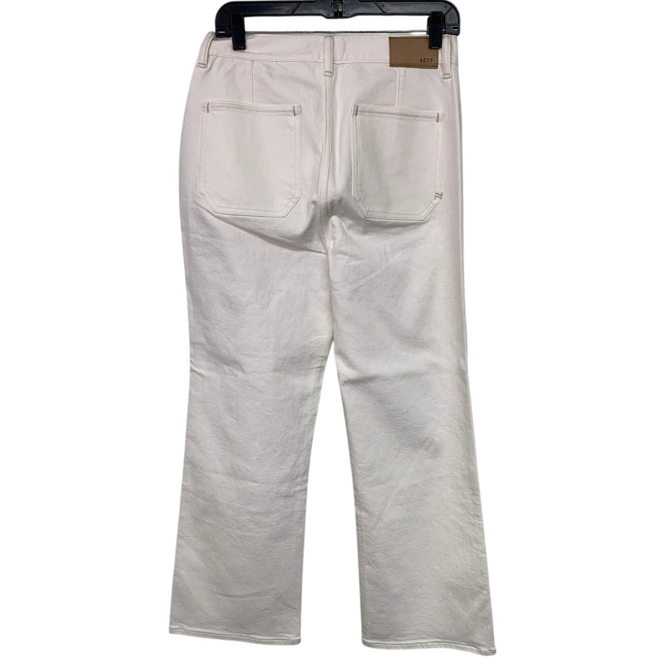 New AE77 Womens Size 27 White 100% Organic & Recycled Cotton Denim Jeans