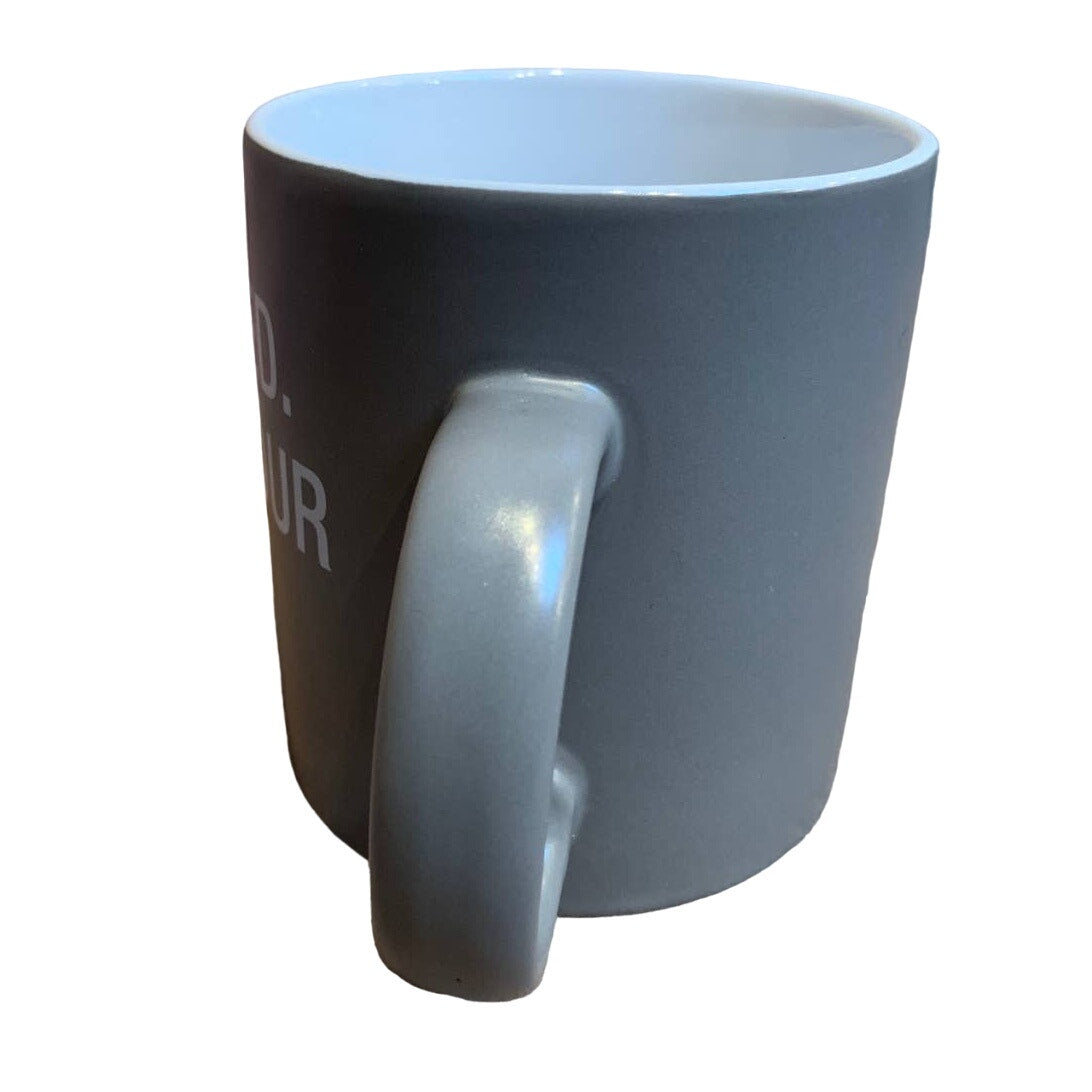 I'm Retired What's Your Excuse Large Steel Gray 20oz Ceramic Coffee Mug