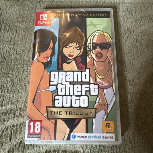 NEW PAL GTA Grand Theft Auto The Trilogy The Definitive Edition Nintendo Switch