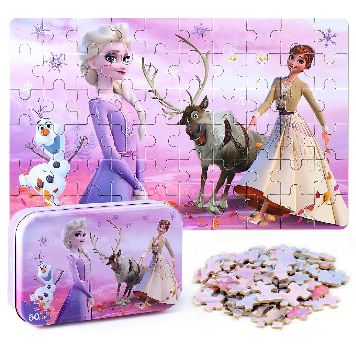 60-Piece Snowmen Puzzle