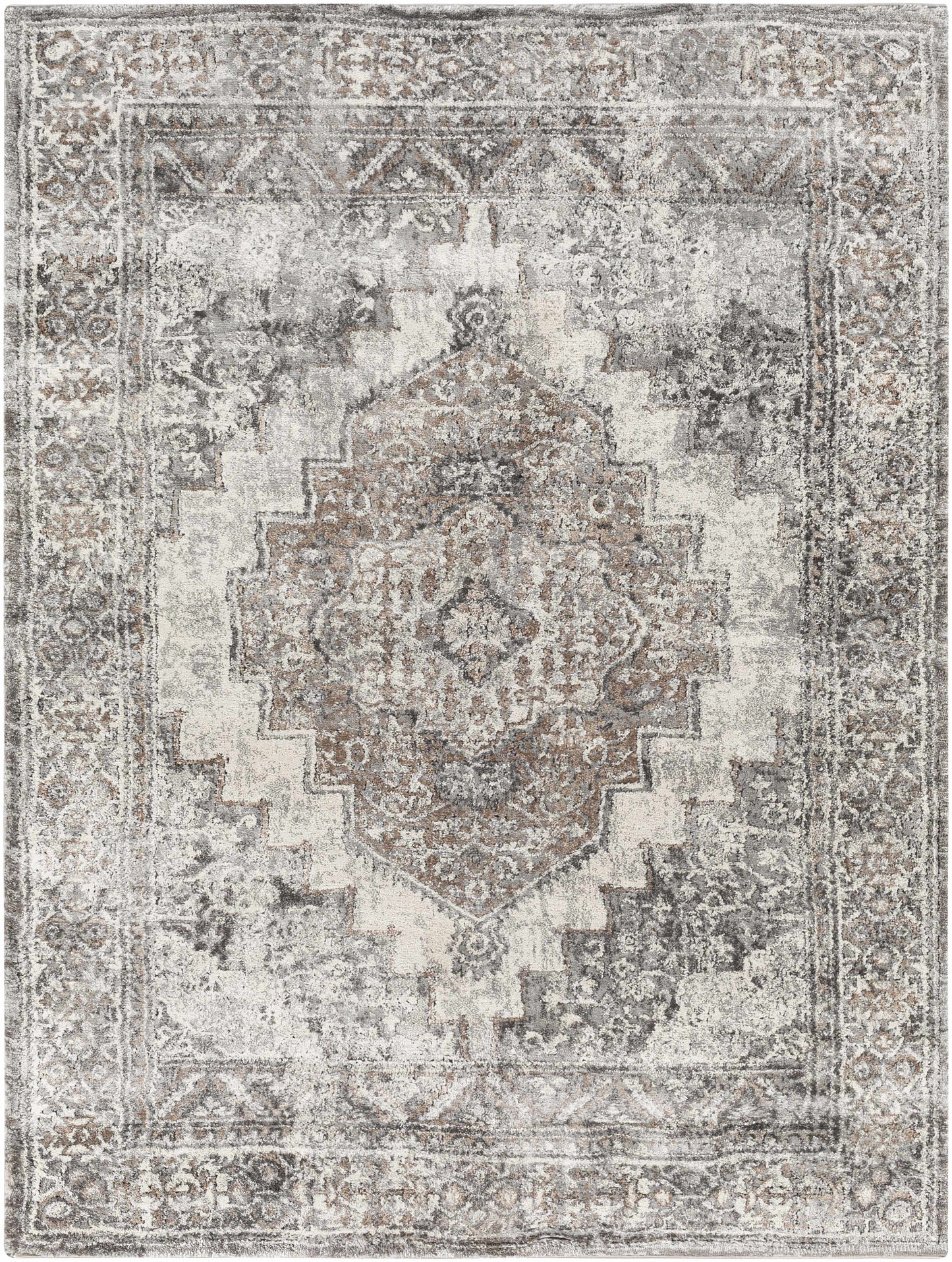 Manaring Charcoal Luxe Thick Area Rug-0