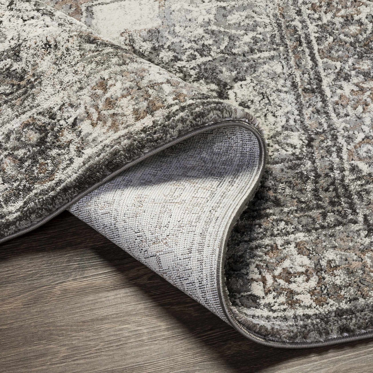 Manaring Charcoal Luxe Thick Area Rug-4