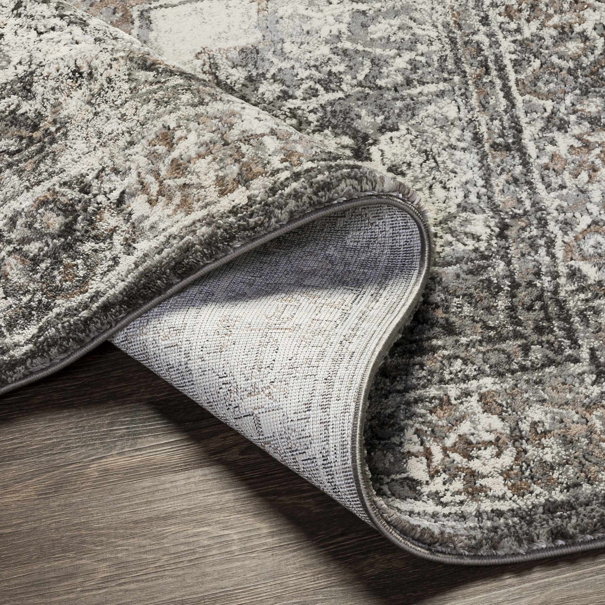 Manaring Charcoal Luxe Thick Area Rug-4