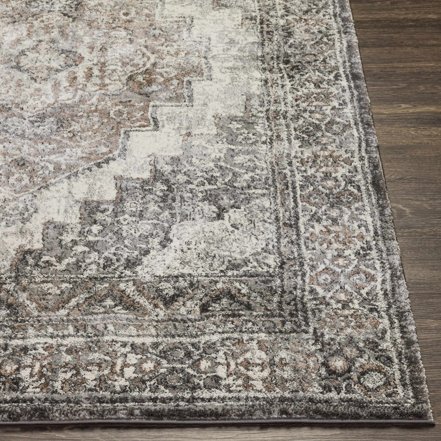Manaring Charcoal Luxe Thick Area Rug-3