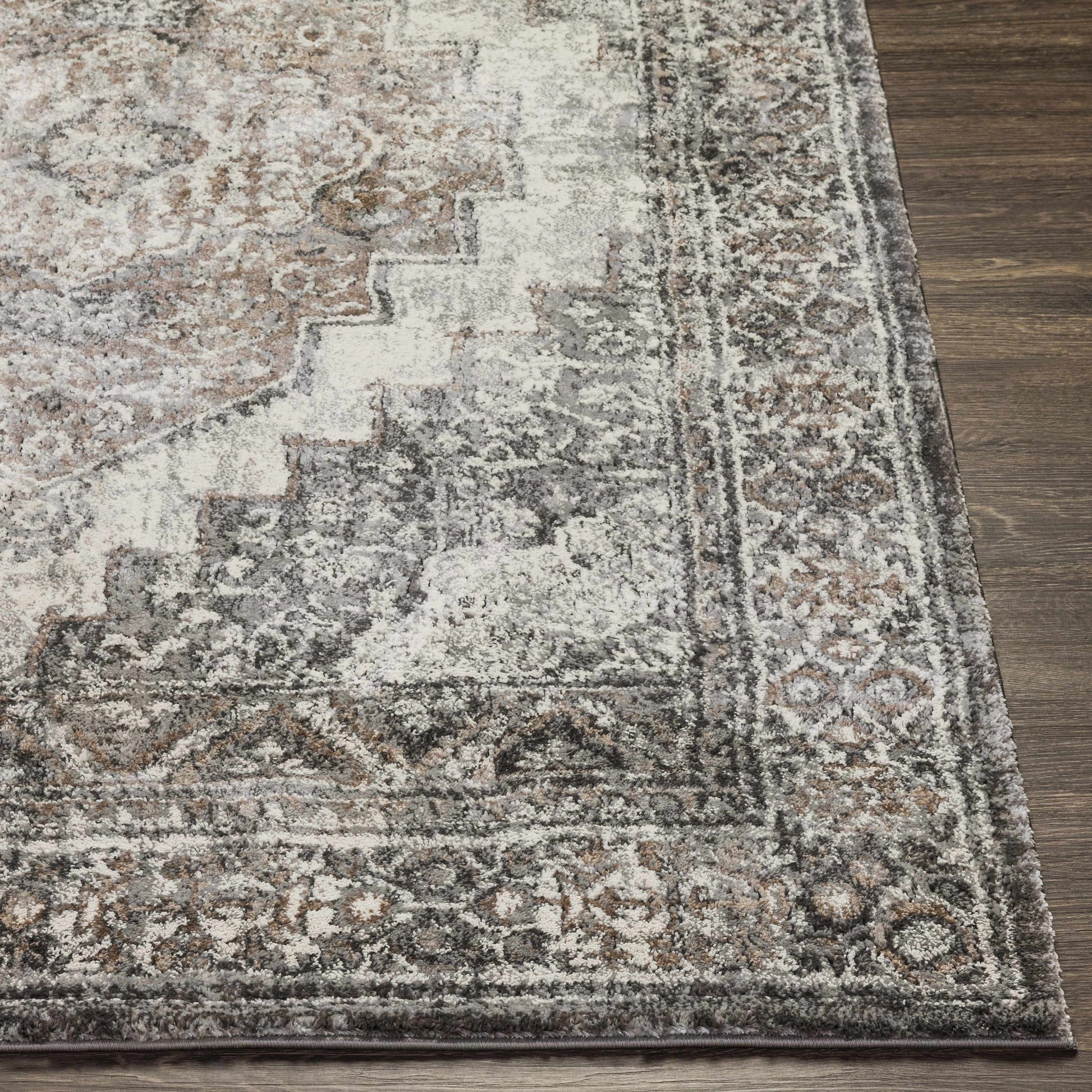 Manaring Charcoal Luxe Thick Area Rug-3