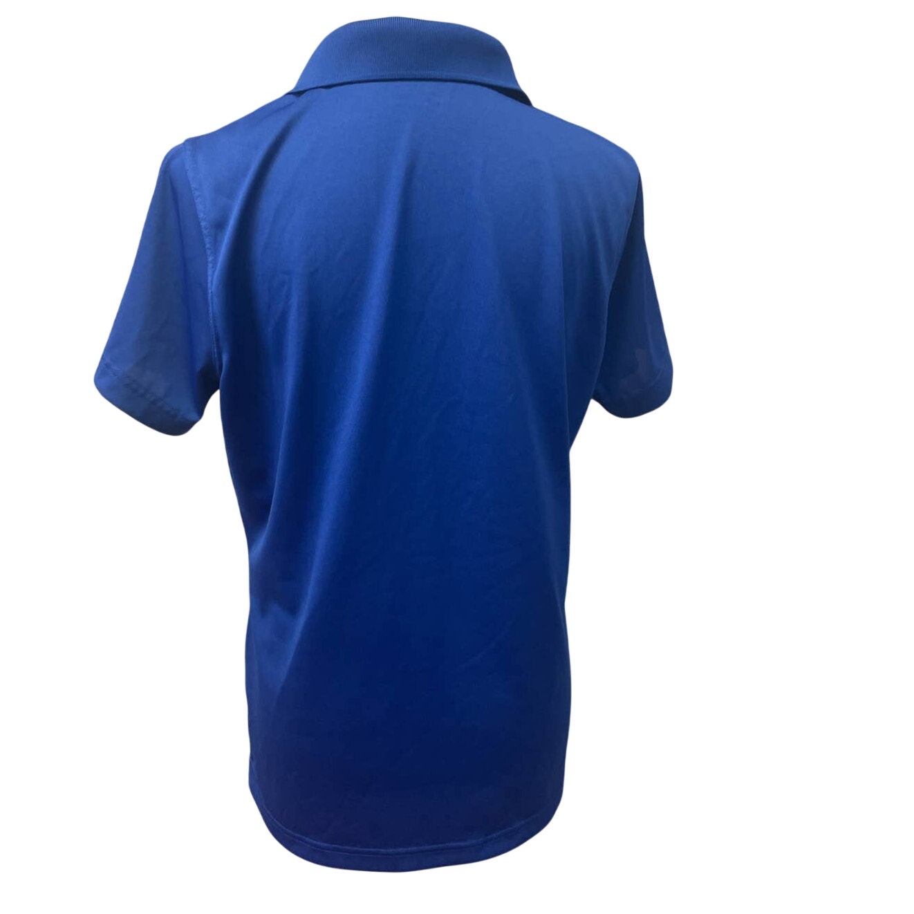 CornerStone Womens Large Blue OREO Short Sleeve Collared Polyester Polo Shirt