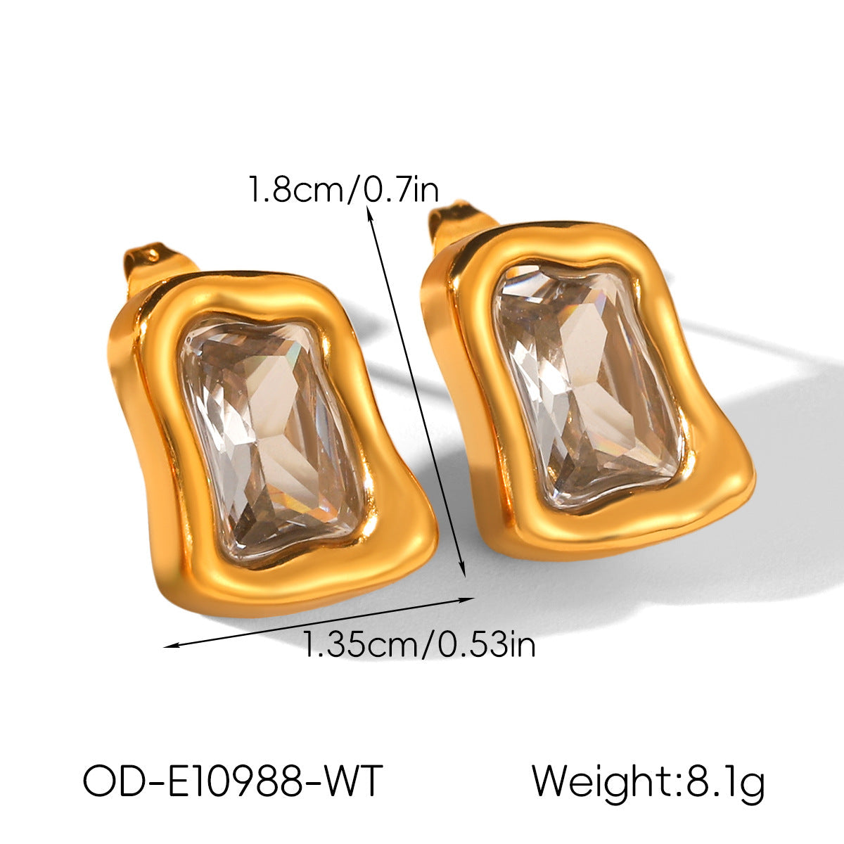 Vintage Personalized Non-fading Titanium Steel Earrings For Women