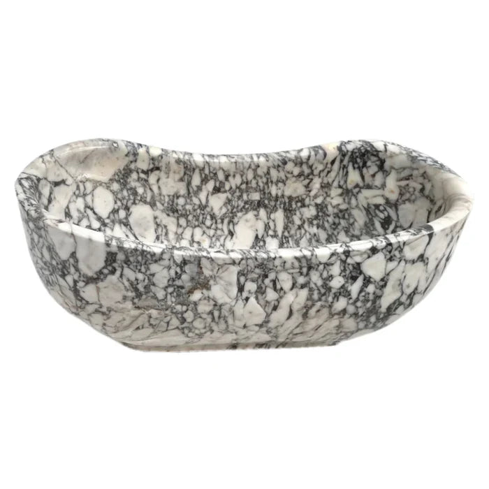 Calacatta Viola Marble Bathtub - Hand Carved Soaking 34x70x26