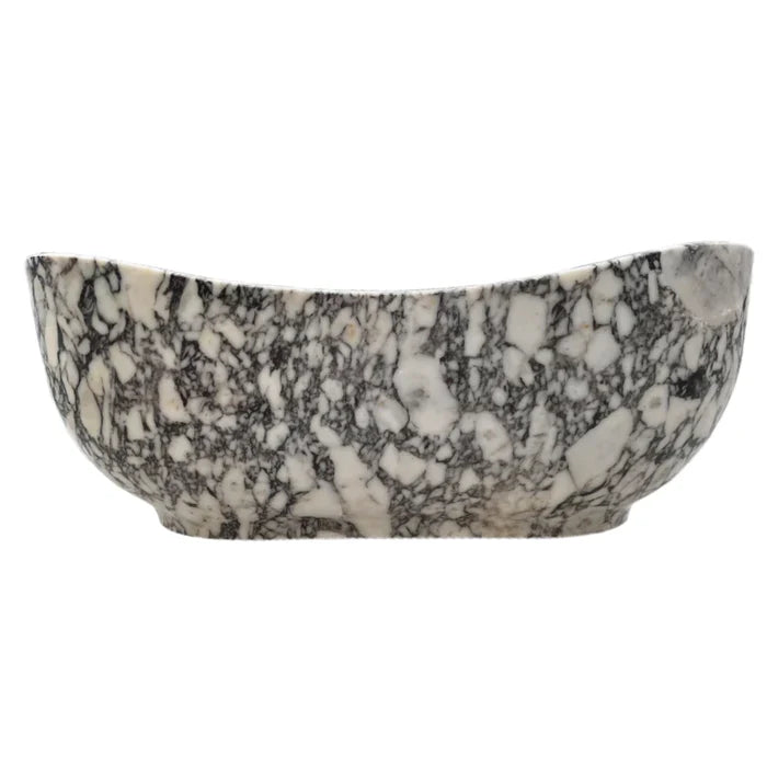 Calacatta Viola Marble Bathtub - Hand Carved Soaking 34x70x26