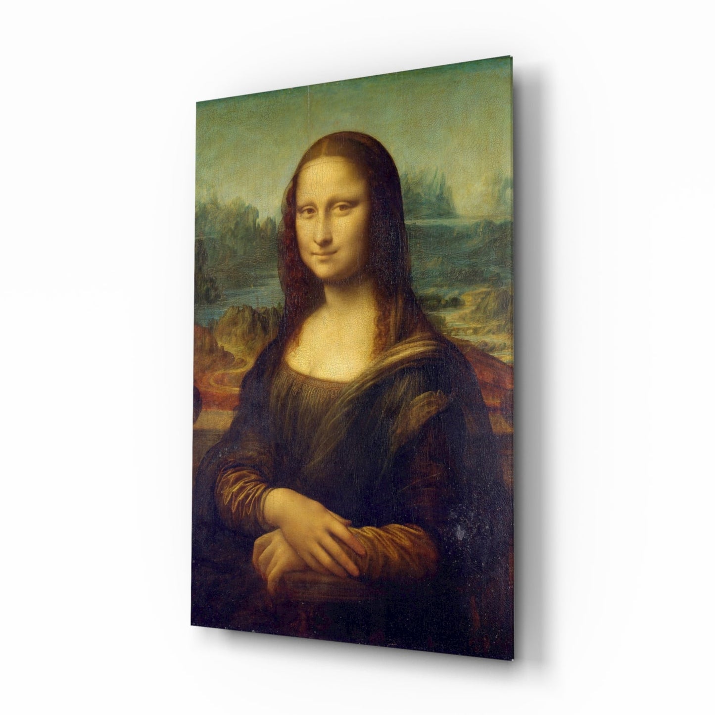Mona Lisa Glass Wall Art-1