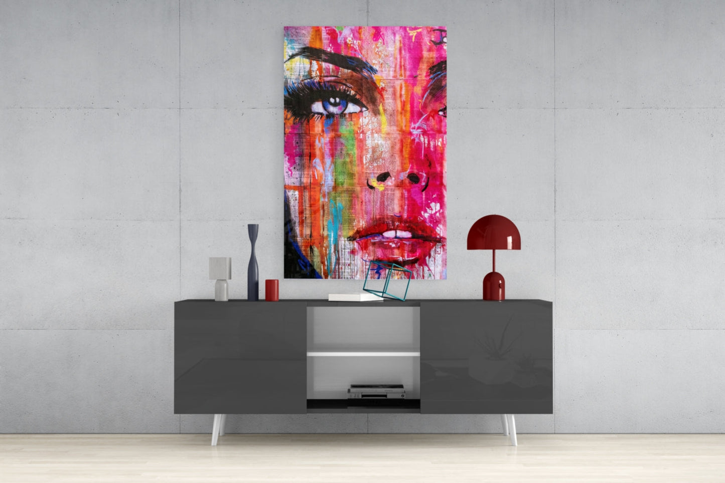 Women's Glass Wall Art