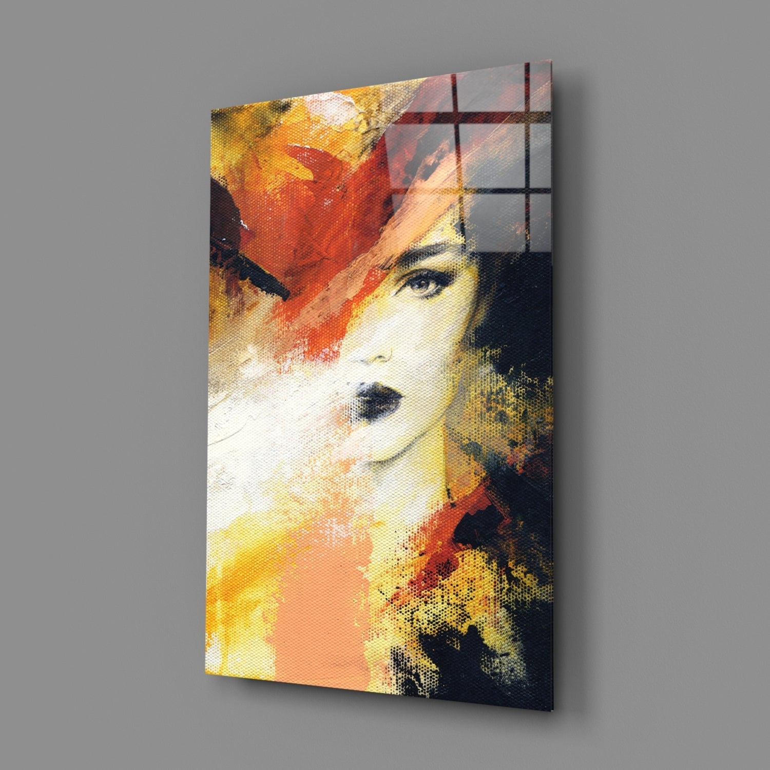 Women's Glass Wall Art-1