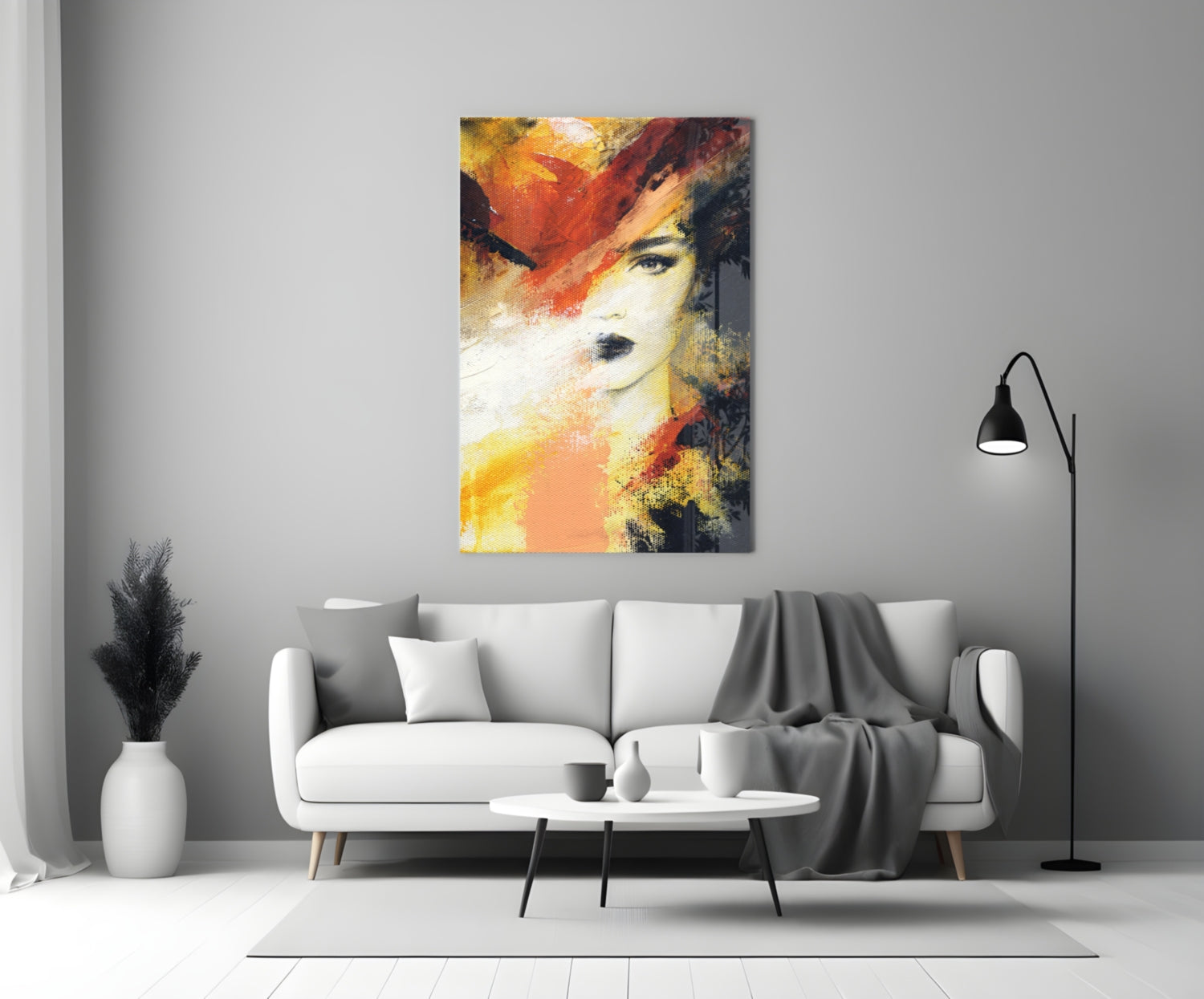 Women's Glass Wall Art-2