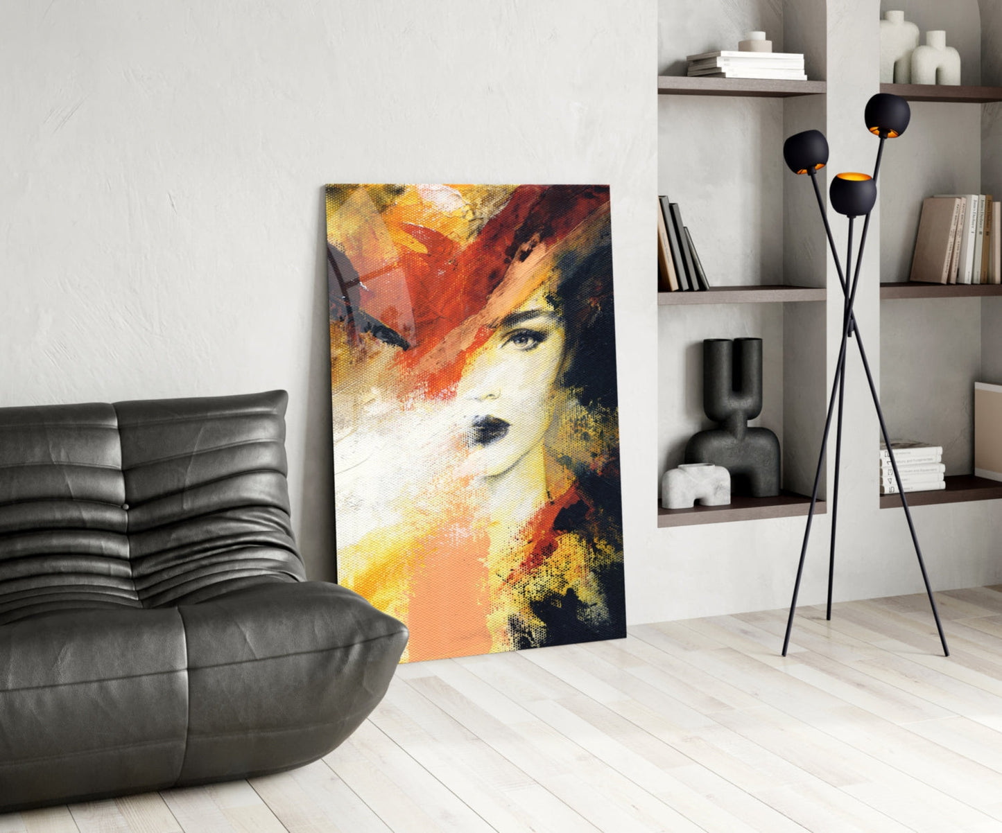 Women's Glass Wall Art-4
