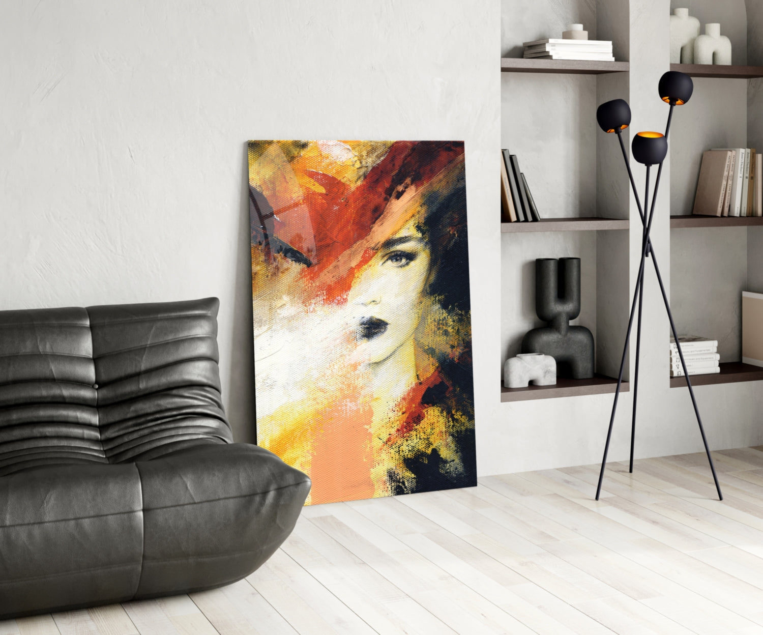 Women's Glass Wall Art-4
