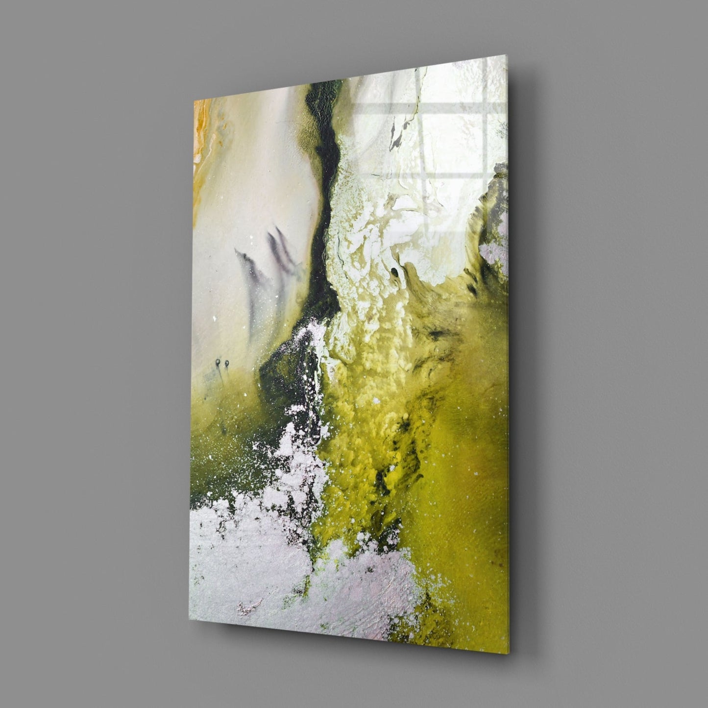 Colors of Abstraction Glass Wall Art