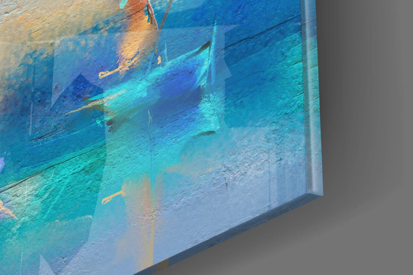 Sailboat Glass Wall Art