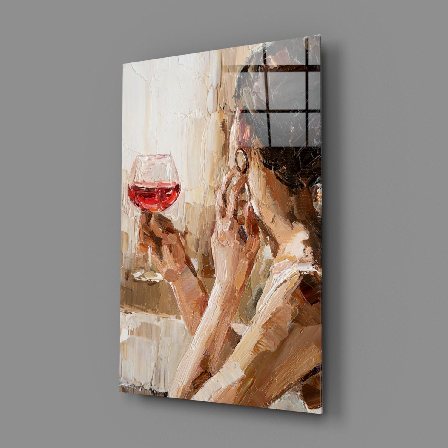 Wine and Women Glass Art-1