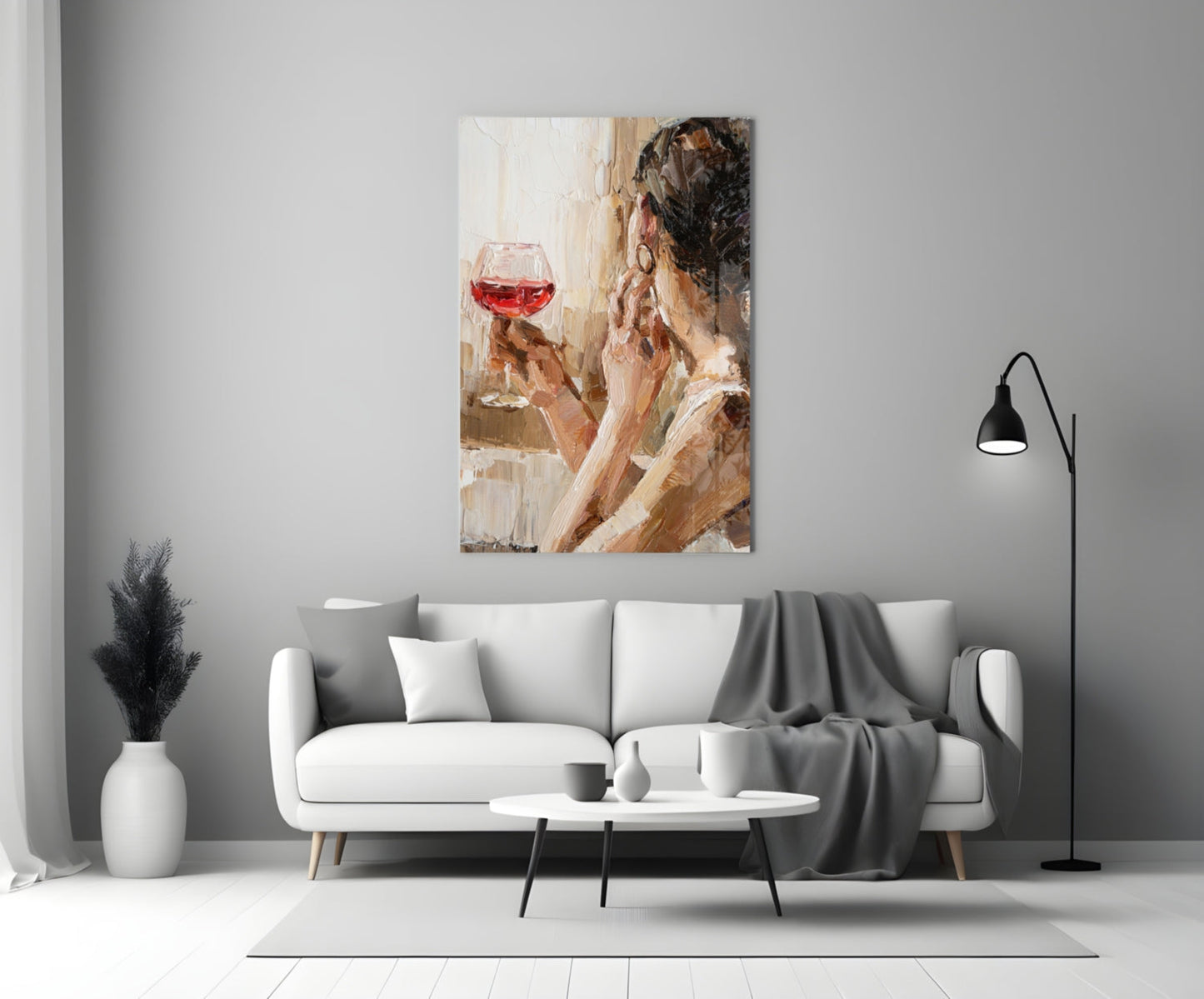 Wine and Women Glass Art-2