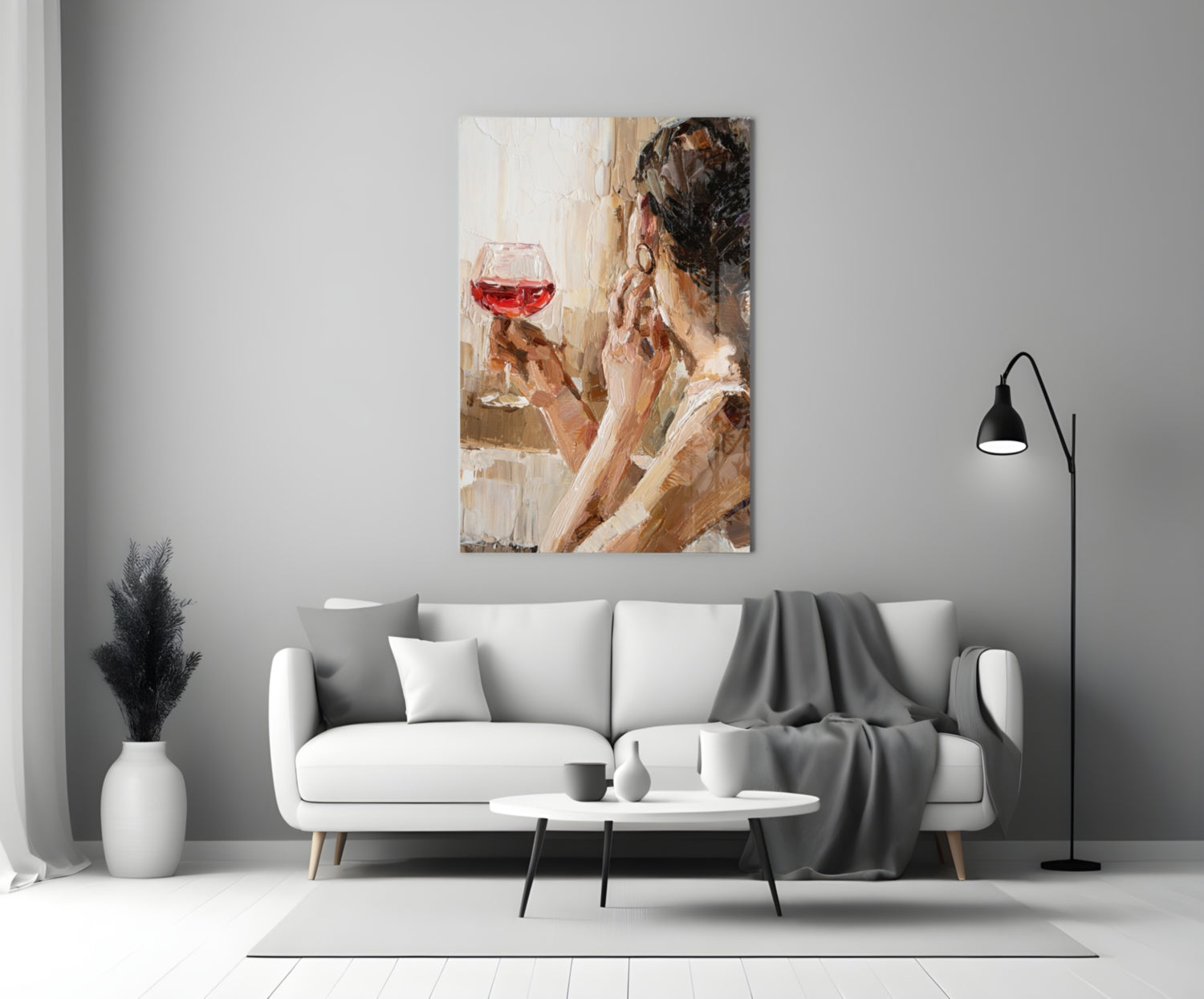 Wine and Women Glass Art-2
