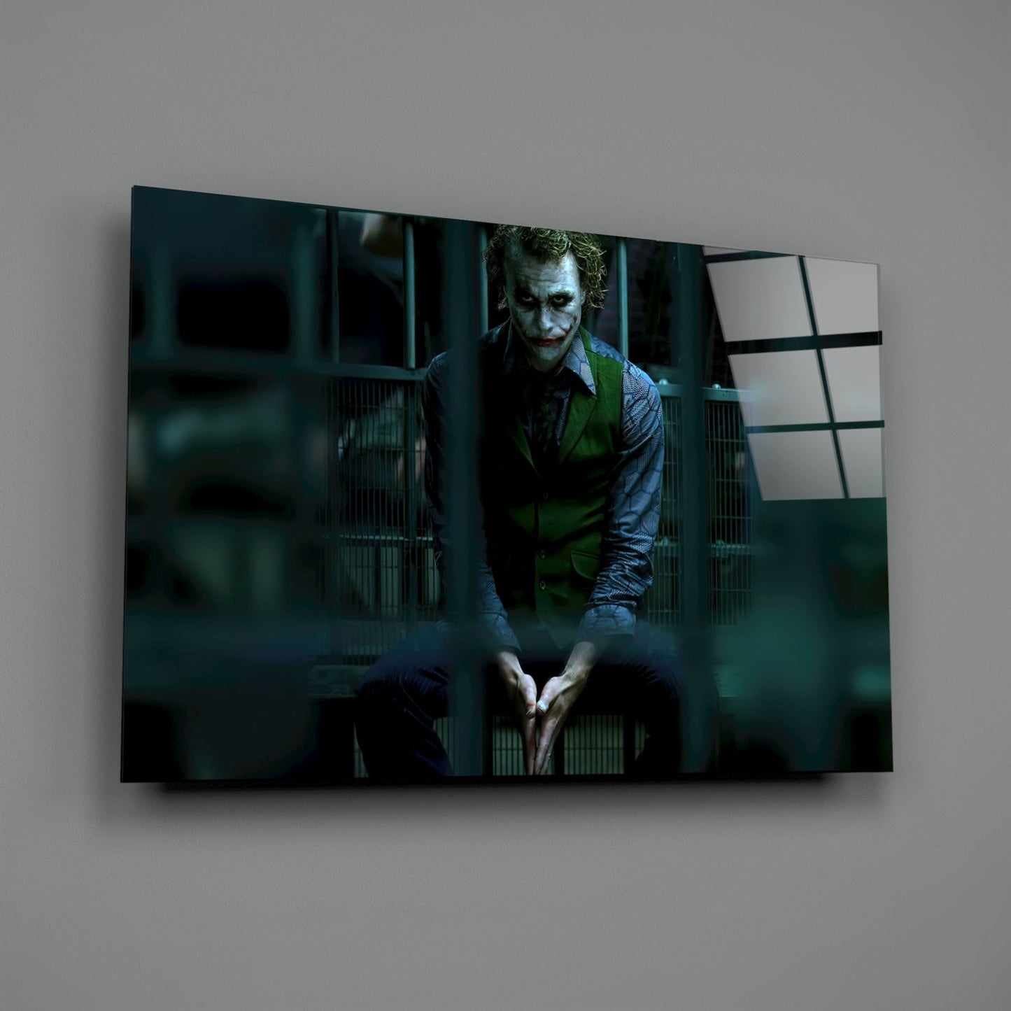 Joker Jail Glass Art-1