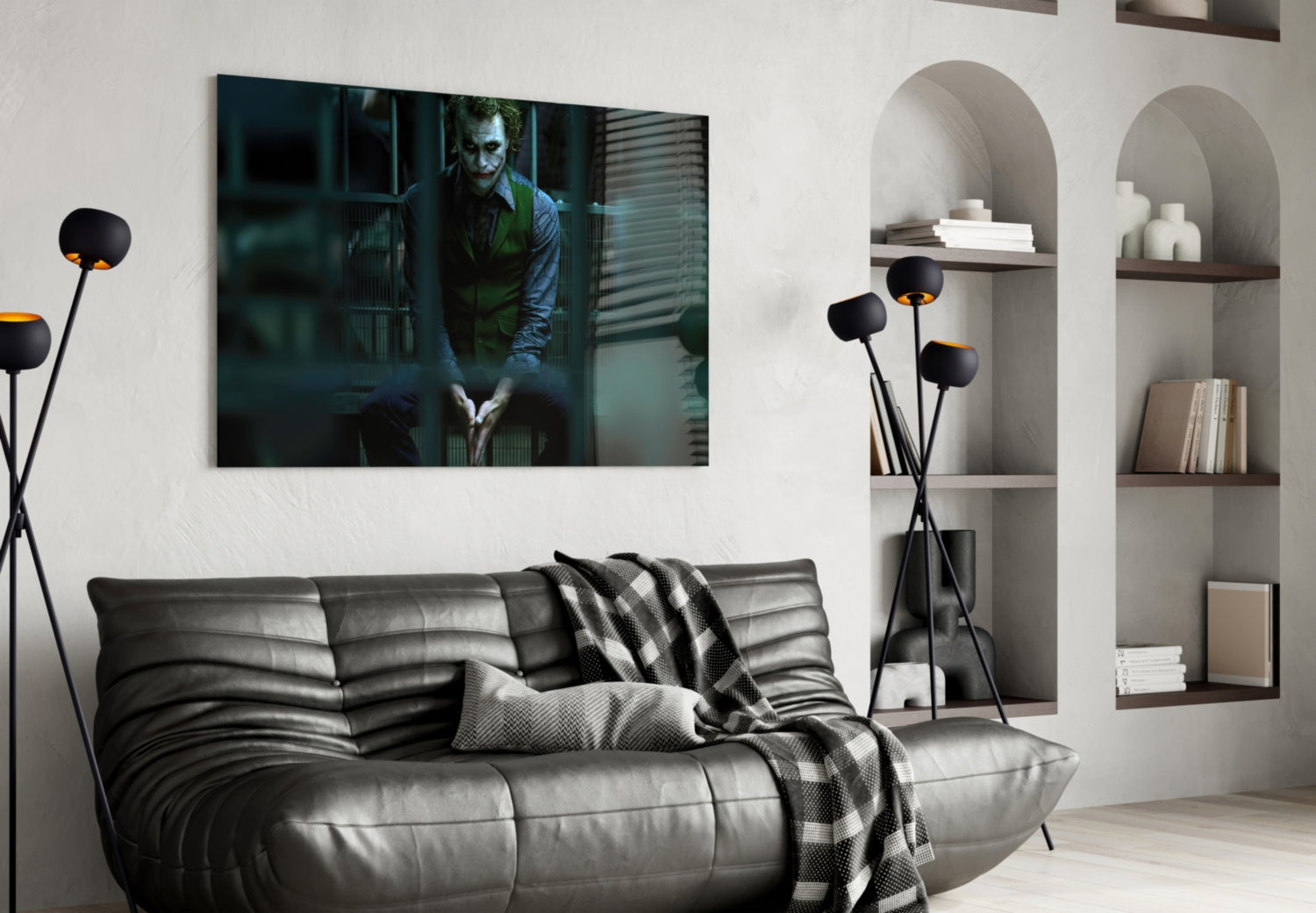 Joker Jail Glass Art-3