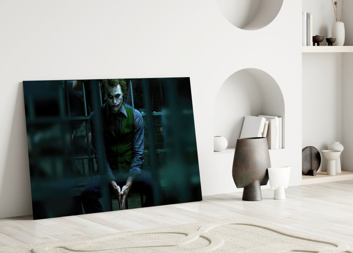 Joker Jail Glass Art-2
