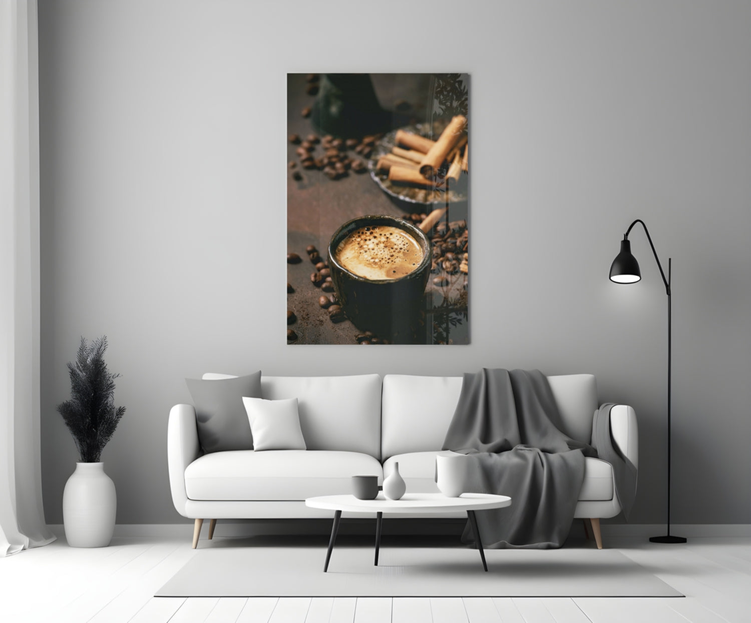 Cinnamon Coffee Glass Art-2