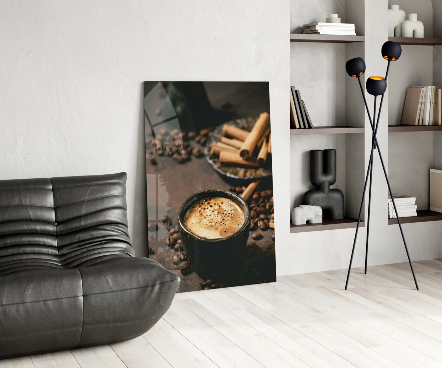Cinnamon Coffee Glass Art-4
