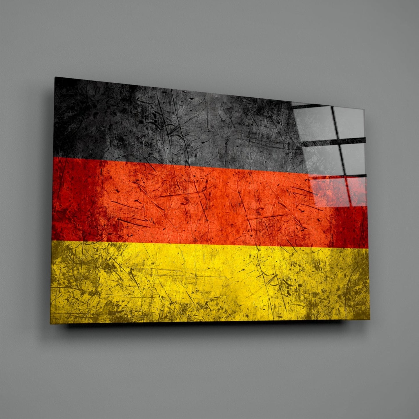 Flag of Germany Glass Wall Art
