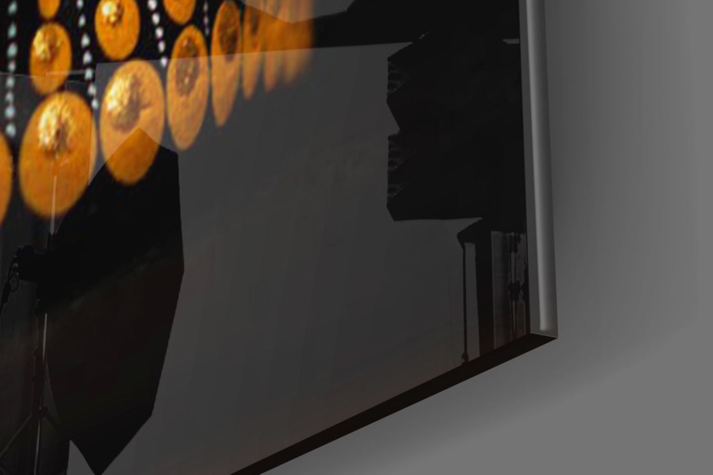 Sugar Skull Glass Wall Art