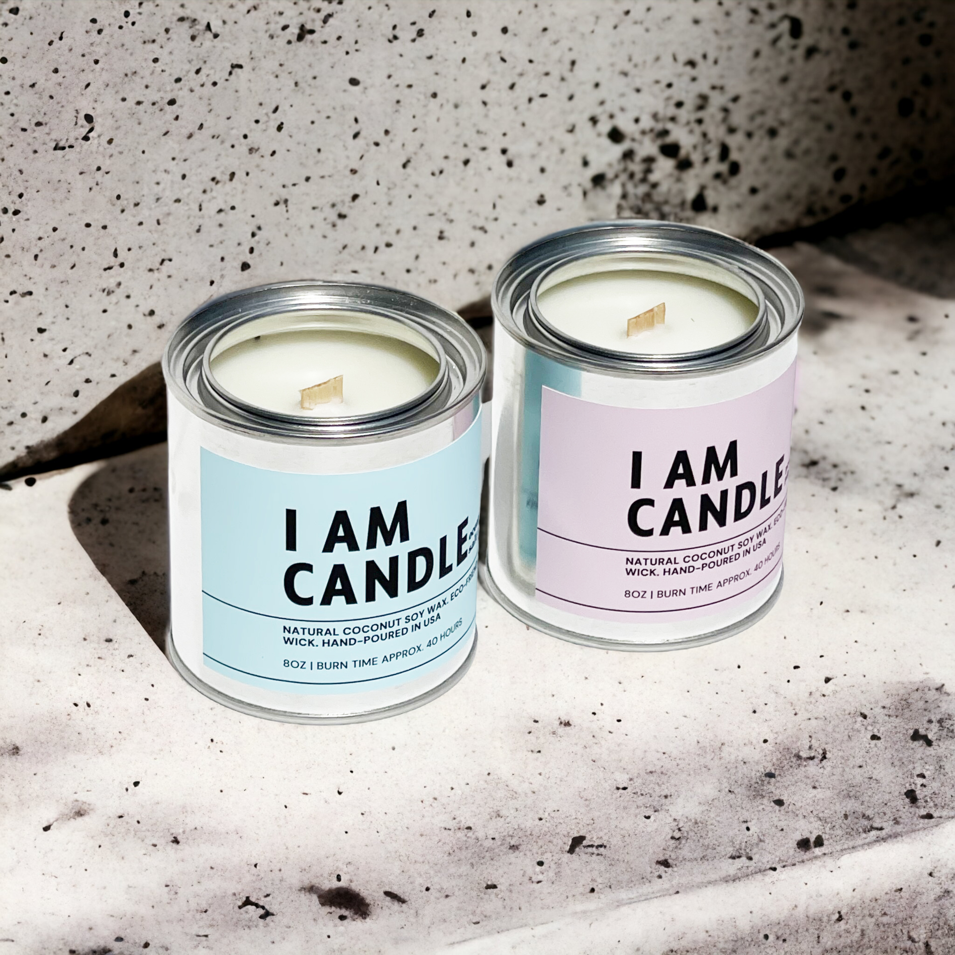 I Am Candle - Pink Raspberry-1
