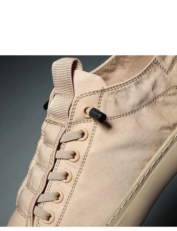 Canvas Men's Comfortable All-match Sneakers Breathable Cloth Casual Sports Flats Men Lightweight Outdoor Walking Sneakers Modern Design