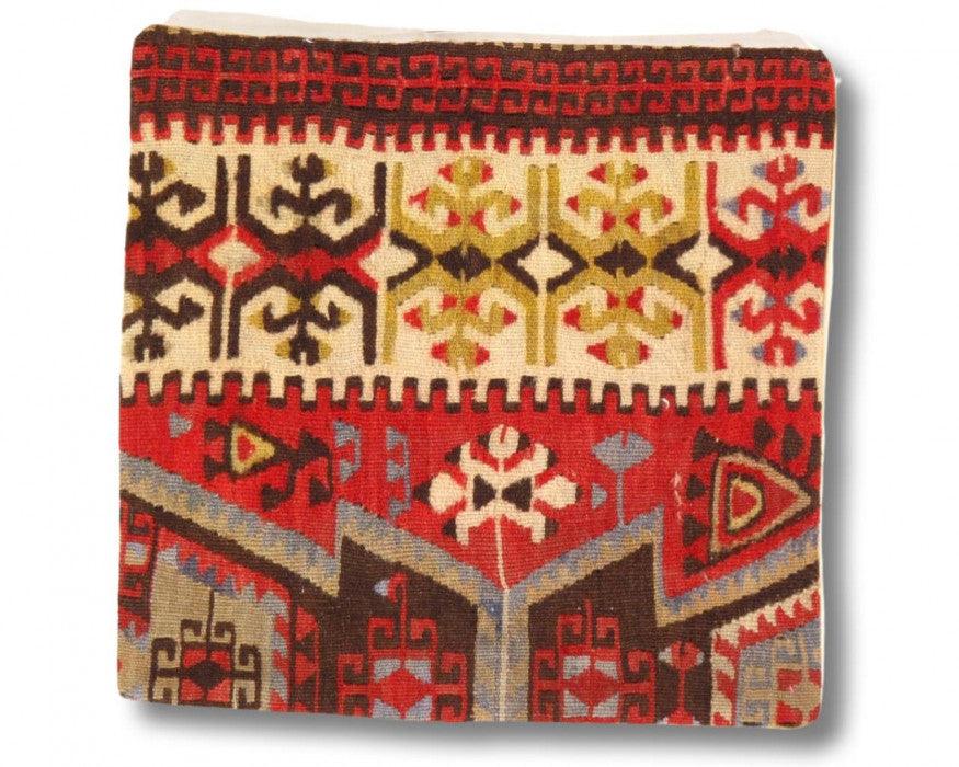 Canvello Turkish Vintage Hand Knotted Pillow - 16"x16"-1