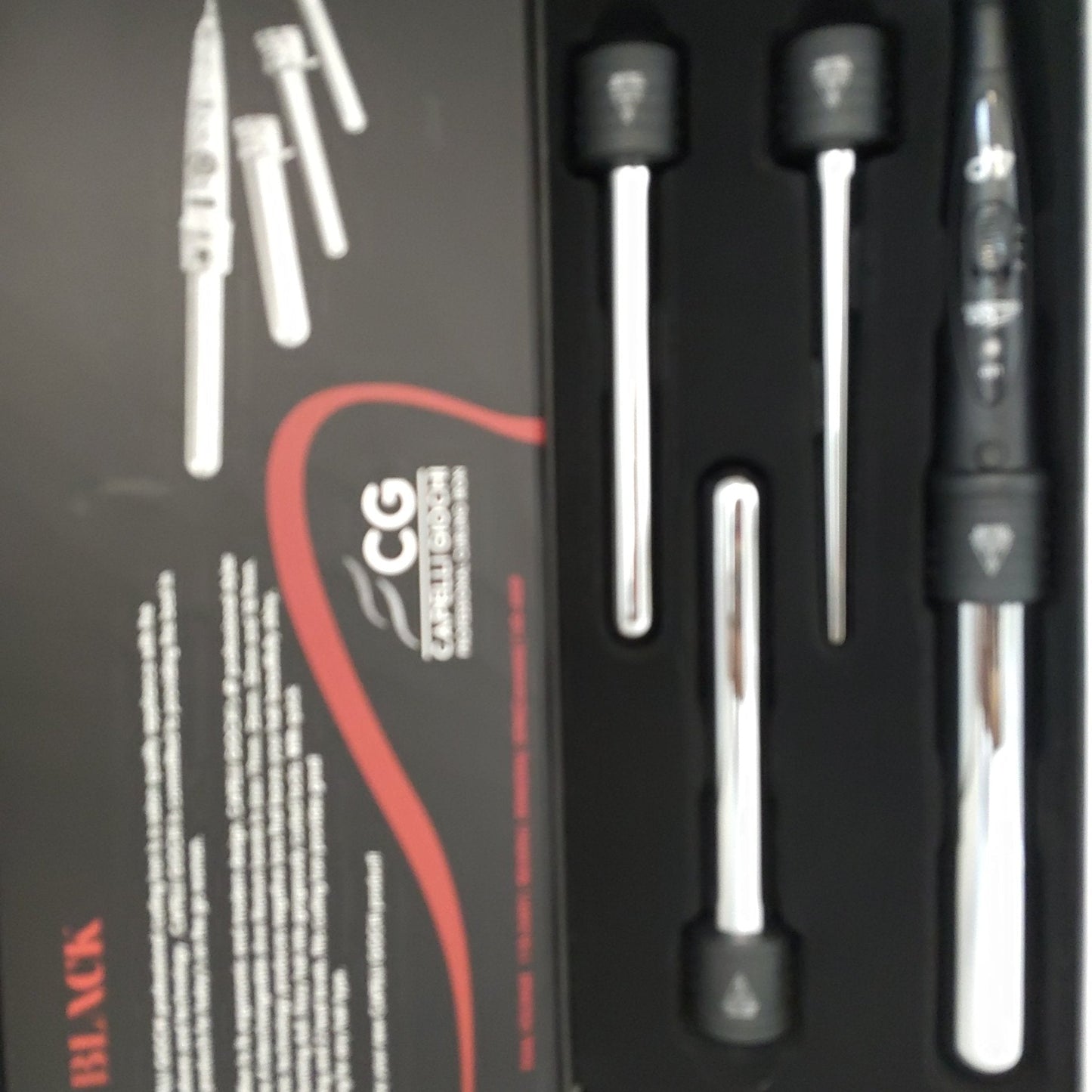 Capelli Giochi Professional Curling Iron 4P Black box