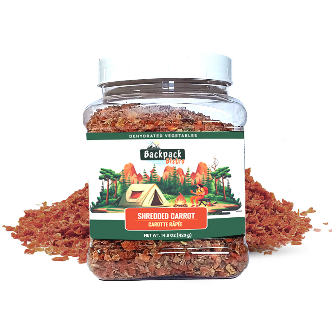 Backpack Bistro Dehydrated Shredded Carrots 14.8 oz (420 g)-0