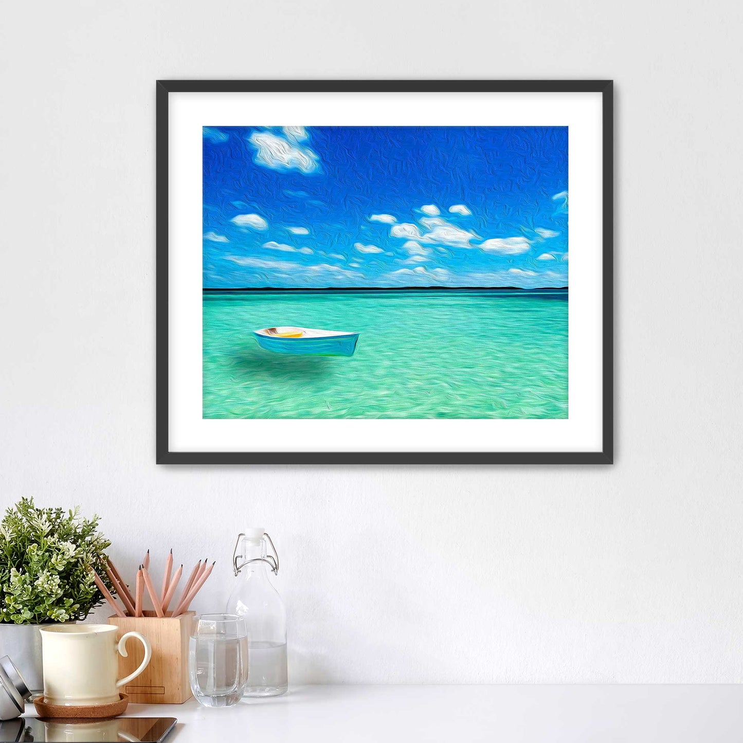Castaway Matted Print-1