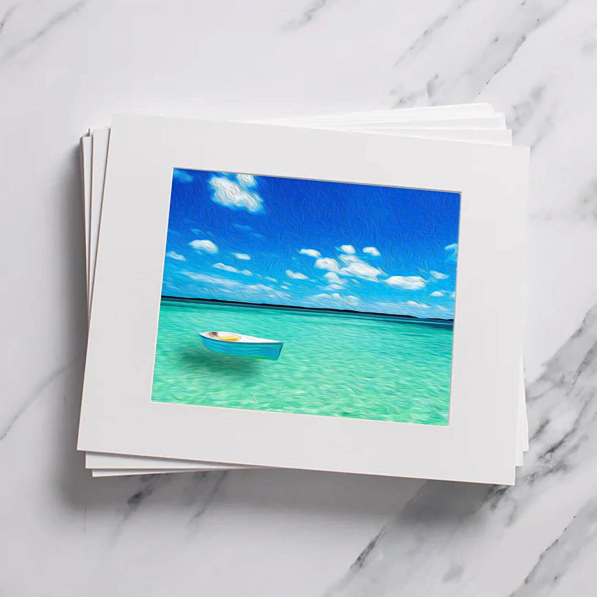 Castaway Matted Print-0