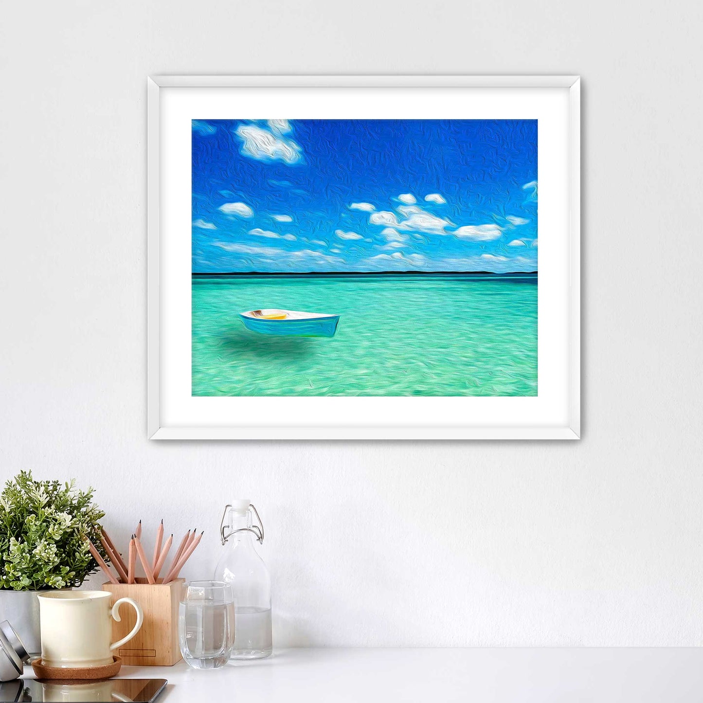 Castaway Matted Print-2